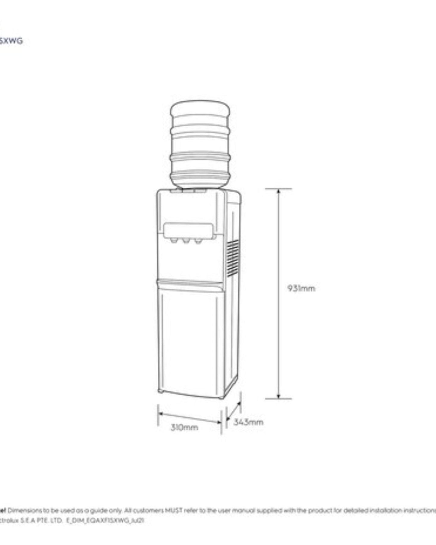 Electrolux Top Loading Water Dispenser