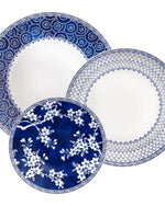 Tramontina Brazil  Umeko 18 Pieces Decorated Porcelain Dinner Set
