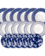 Tramontina Brazil  Umeko 18 Pieces Decorated Porcelain Dinner Set