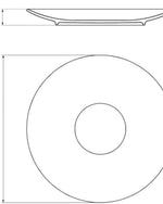 Tramontina Brazil  Umeko 18 Pieces Decorated Porcelain Dinner Set