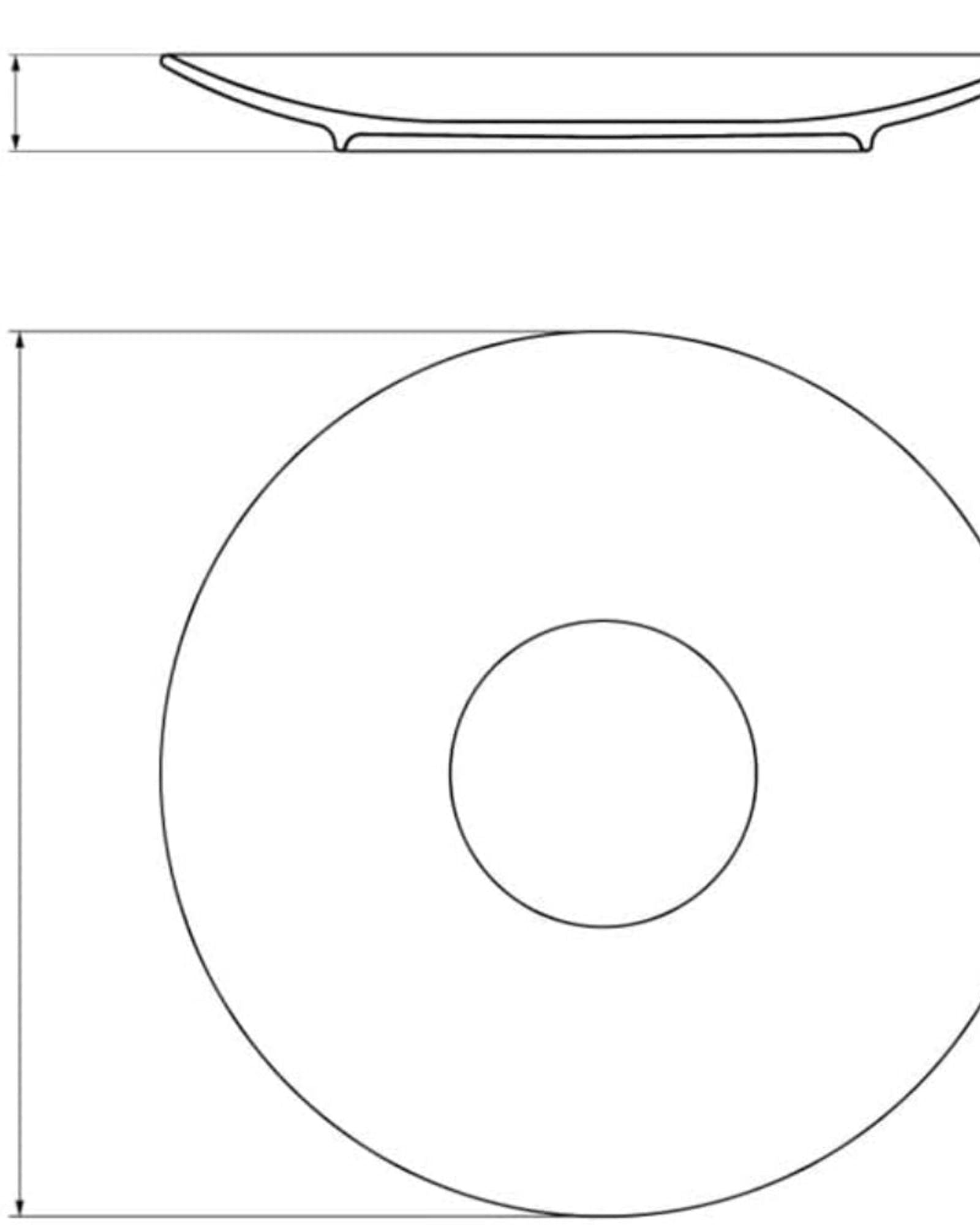 Tramontina Brazil  Umeko 18 Pieces Decorated Porcelain Dinner Set