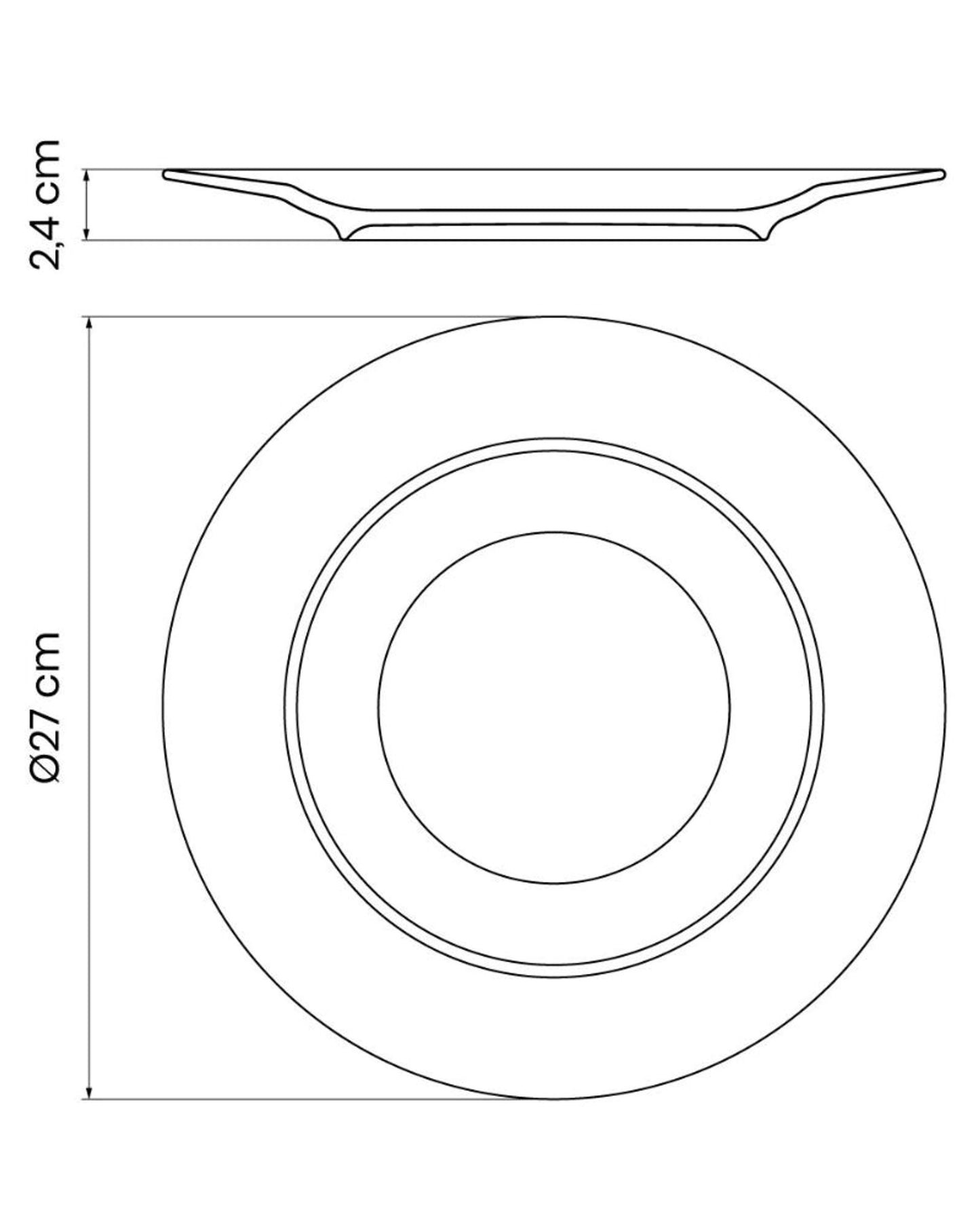 Tramontina Alicia Dinner Plate 27cm