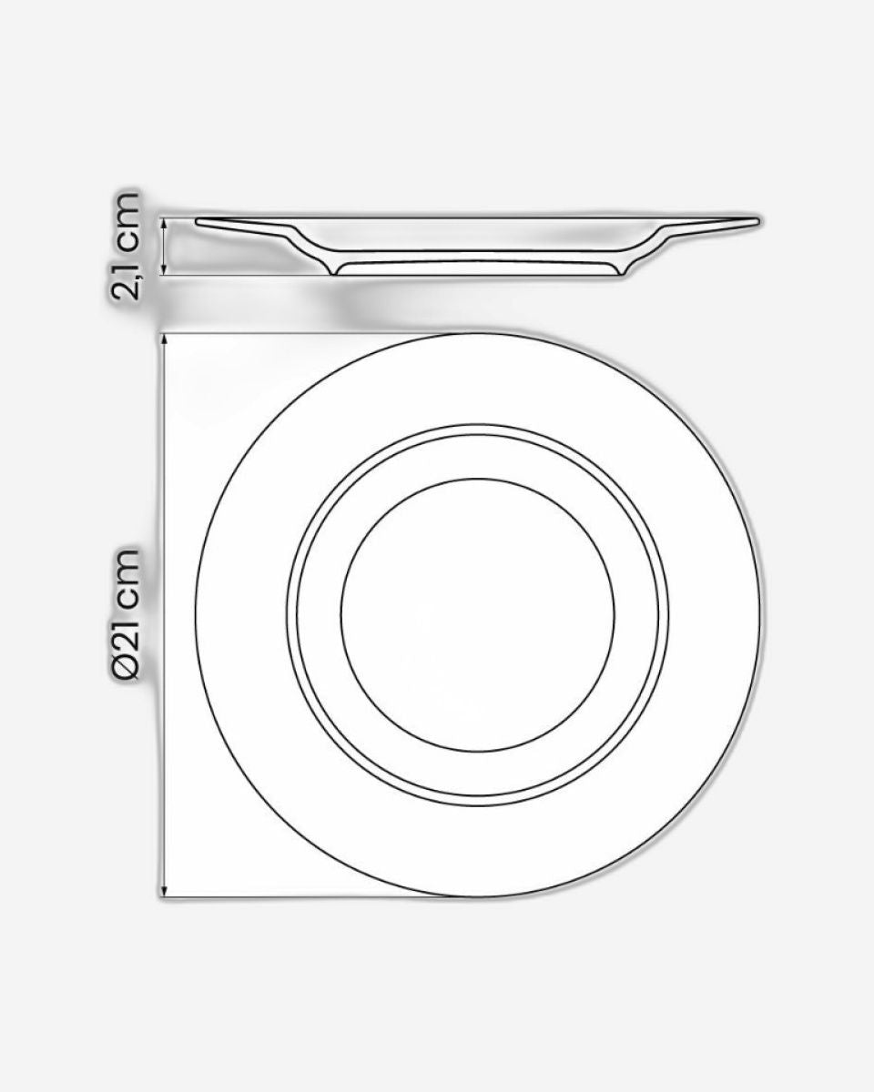 Tramontina Alicia Dessert Plate 21cm