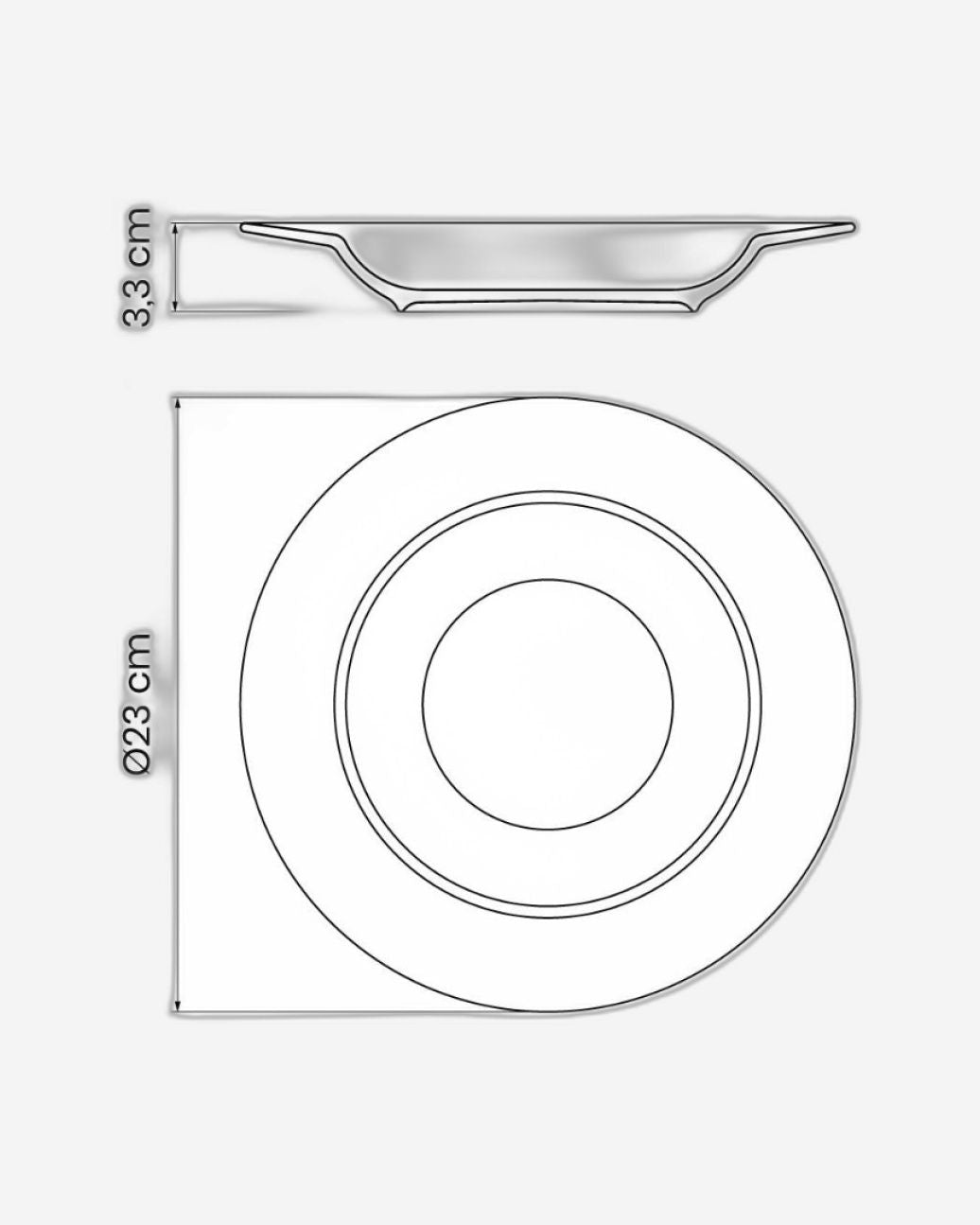 Tramontina Alicia Soup Plate 23cm