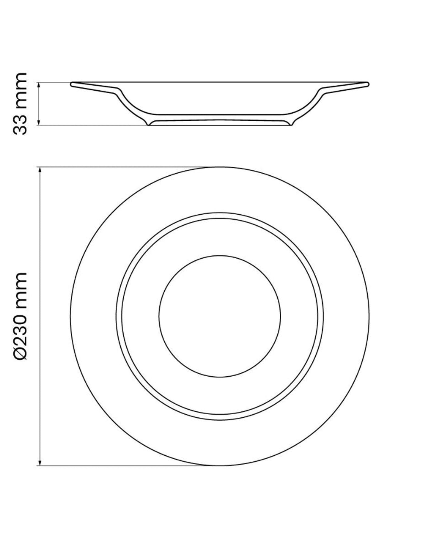 Tramontina Alicia Soup Plate 23cm