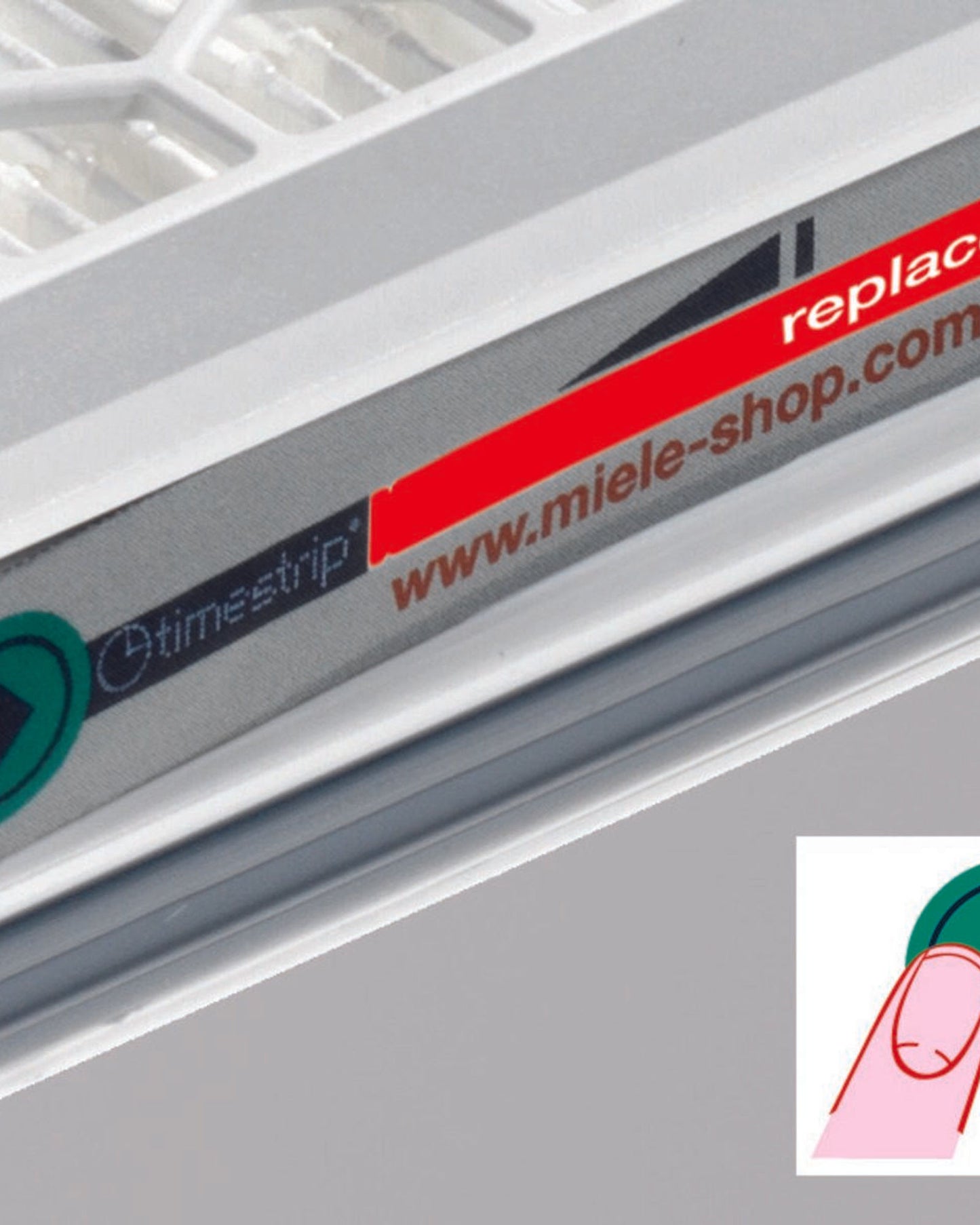 Miele Active AirClean filter with TimeStrip