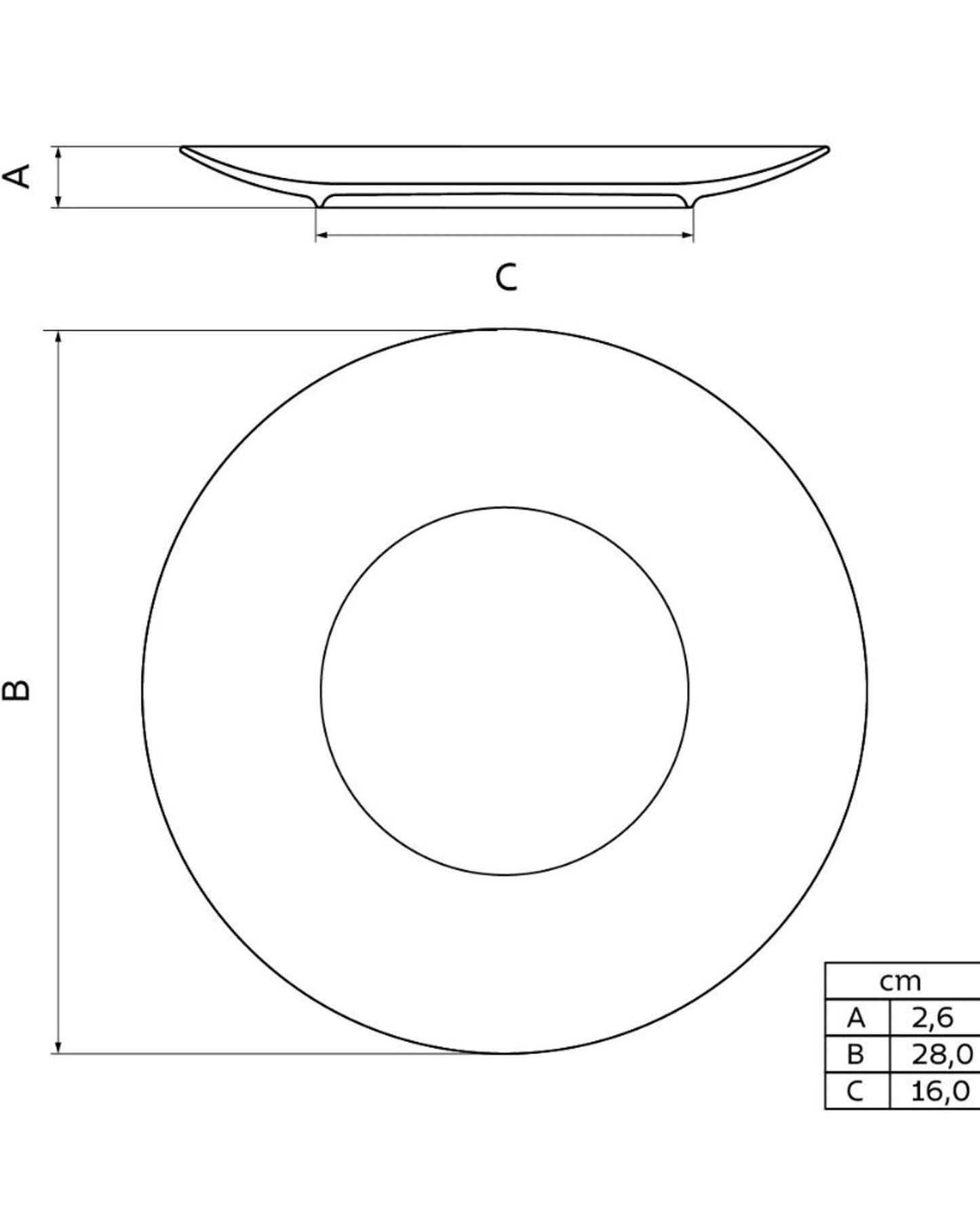 Tramontina Natur Dinner Plate 28cm