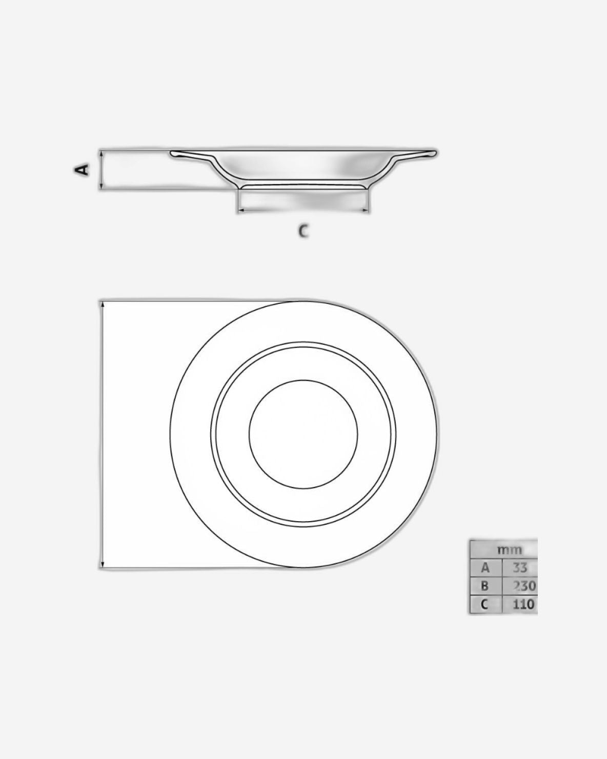 Tramontina Elena 23 cm Porcelain Deep Plate