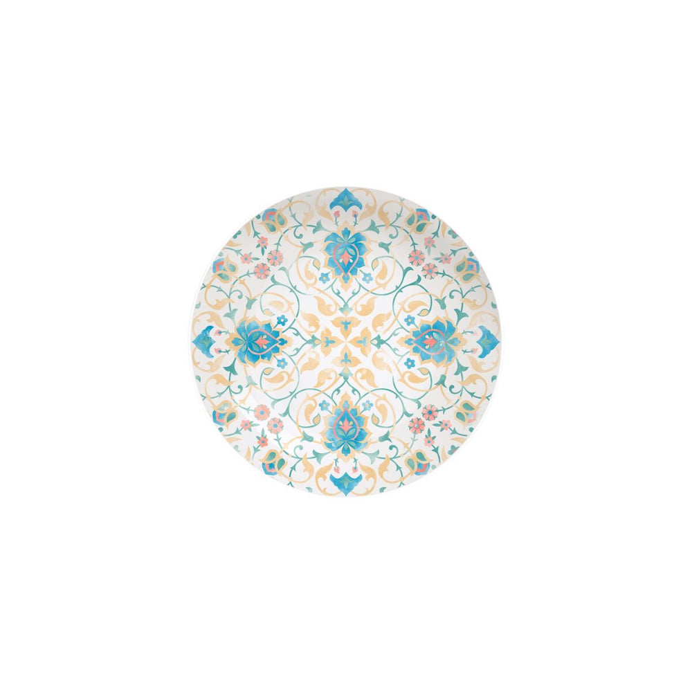 Tramontina Hayat Decorated Porcelain Soup Plate, 21 cm