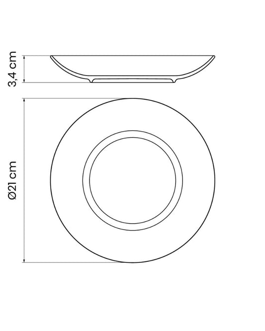 Tramontina Hayat Soup Plate 21cm