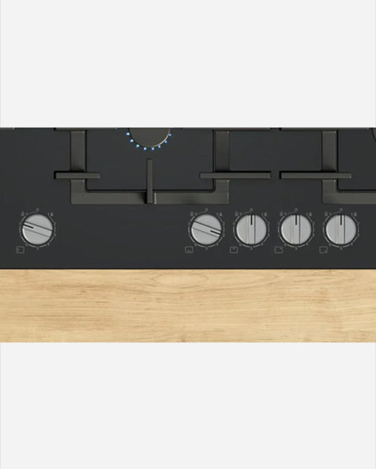 Bosch Gas Hob FlameSelect 5 Burners Glass