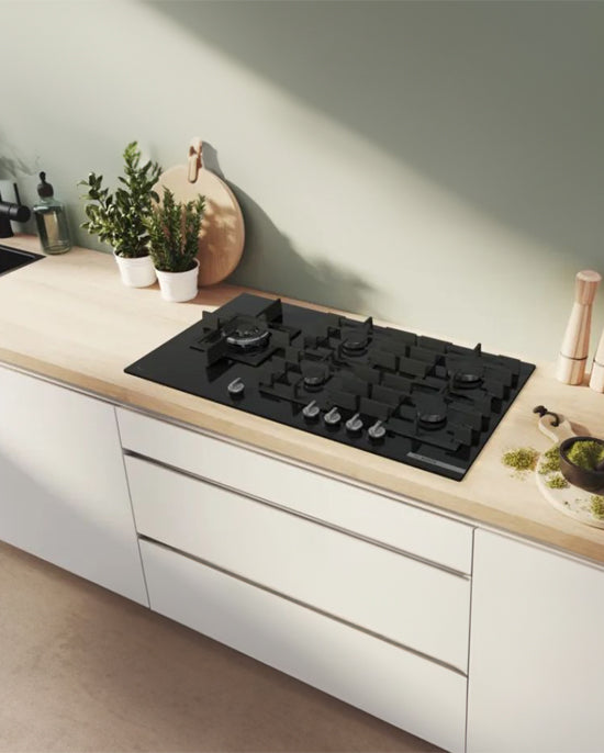 Bosch Gas Hob FlameSelect 5 Burners Glass
