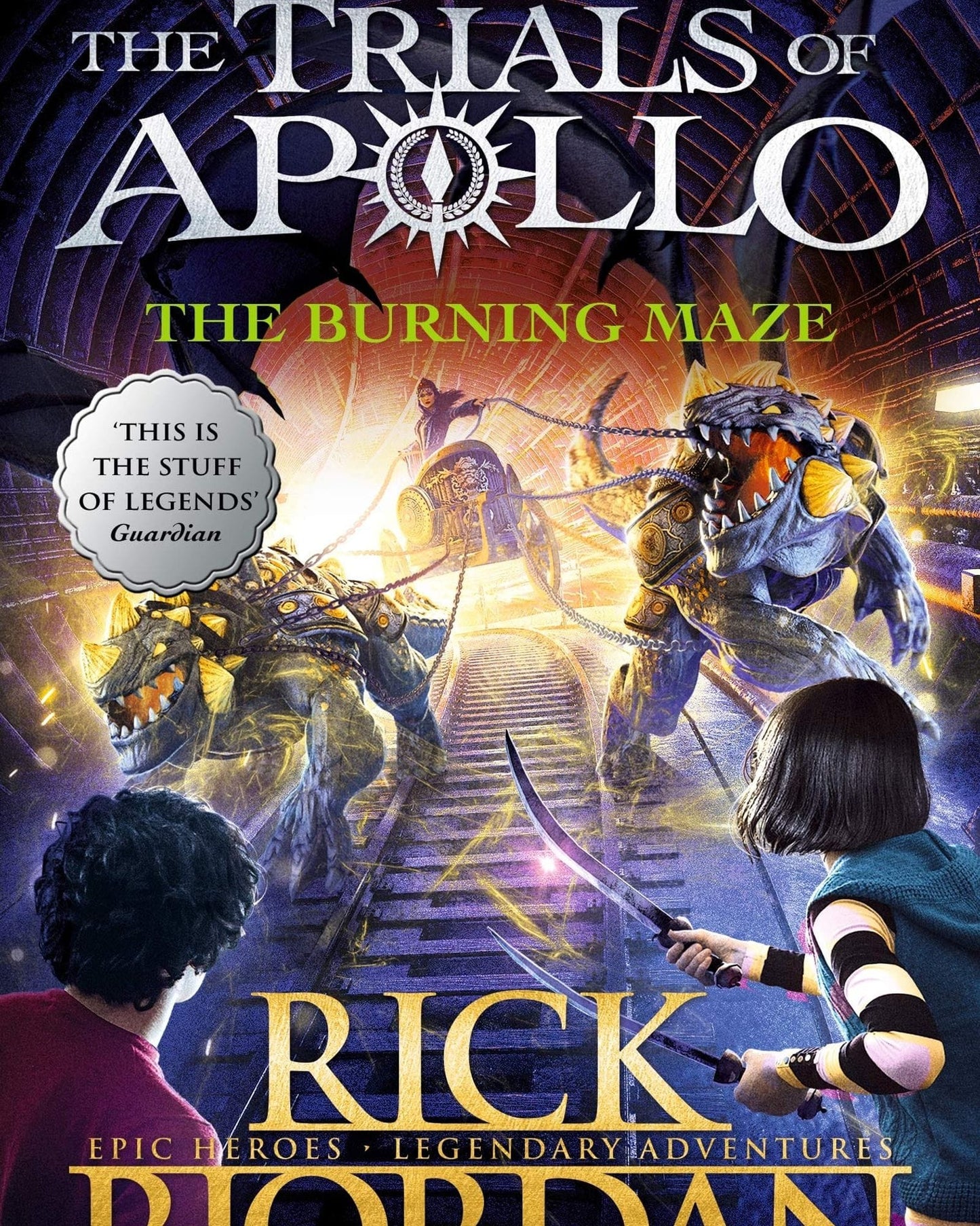 THE BURNING MAZE (THE TRIALS OF APOLLO BOOK 3)