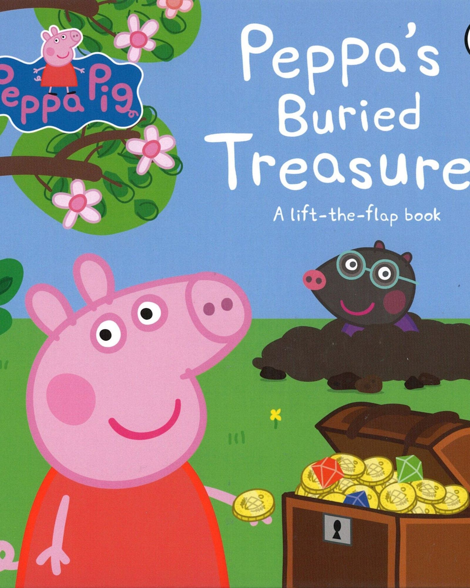 Peppa Pig: Peppa's Buried Treasure: A lift-the-flap book