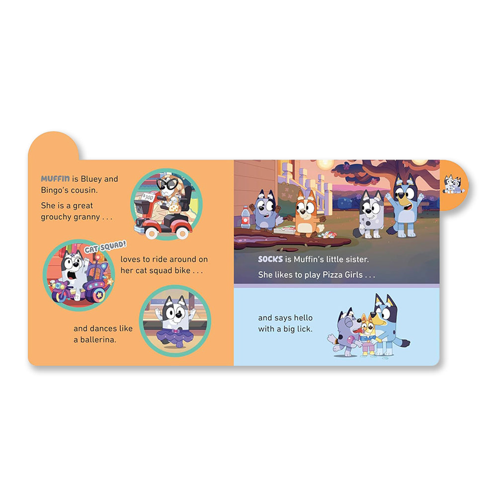 Bluey: Meet Bluey's Family: Tabbed Board Book