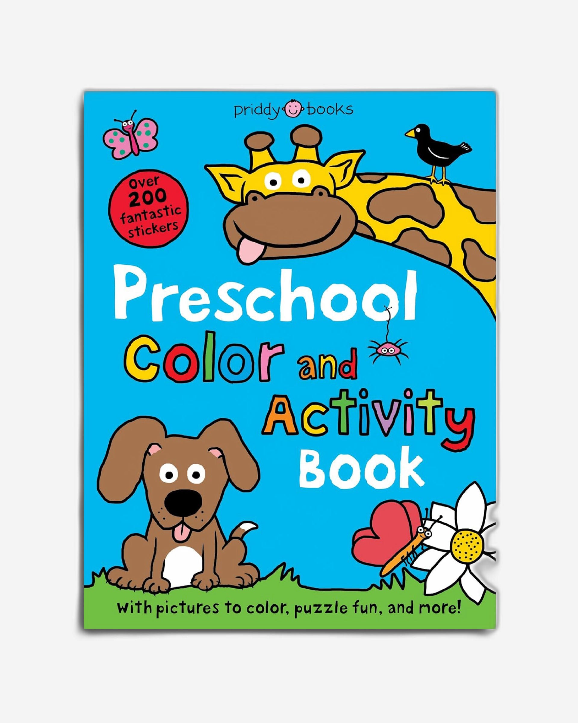Basic Color Book Images Preschool Color & Activity Book: With Pictures to Color, Puzzle Fun, a