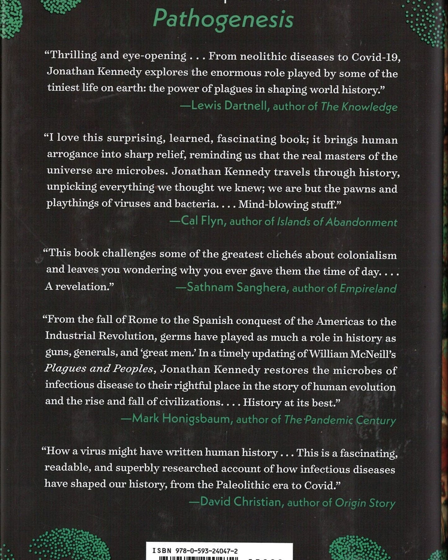 Pathogenesis: A History of the World in Eight Plagues