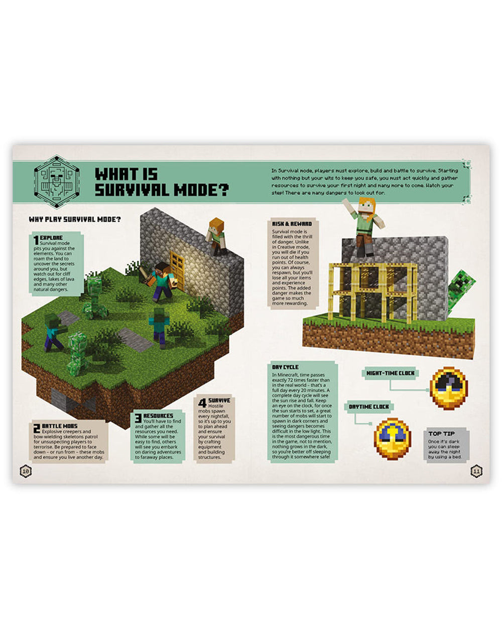 All New Official Minecraft Survival Handbook