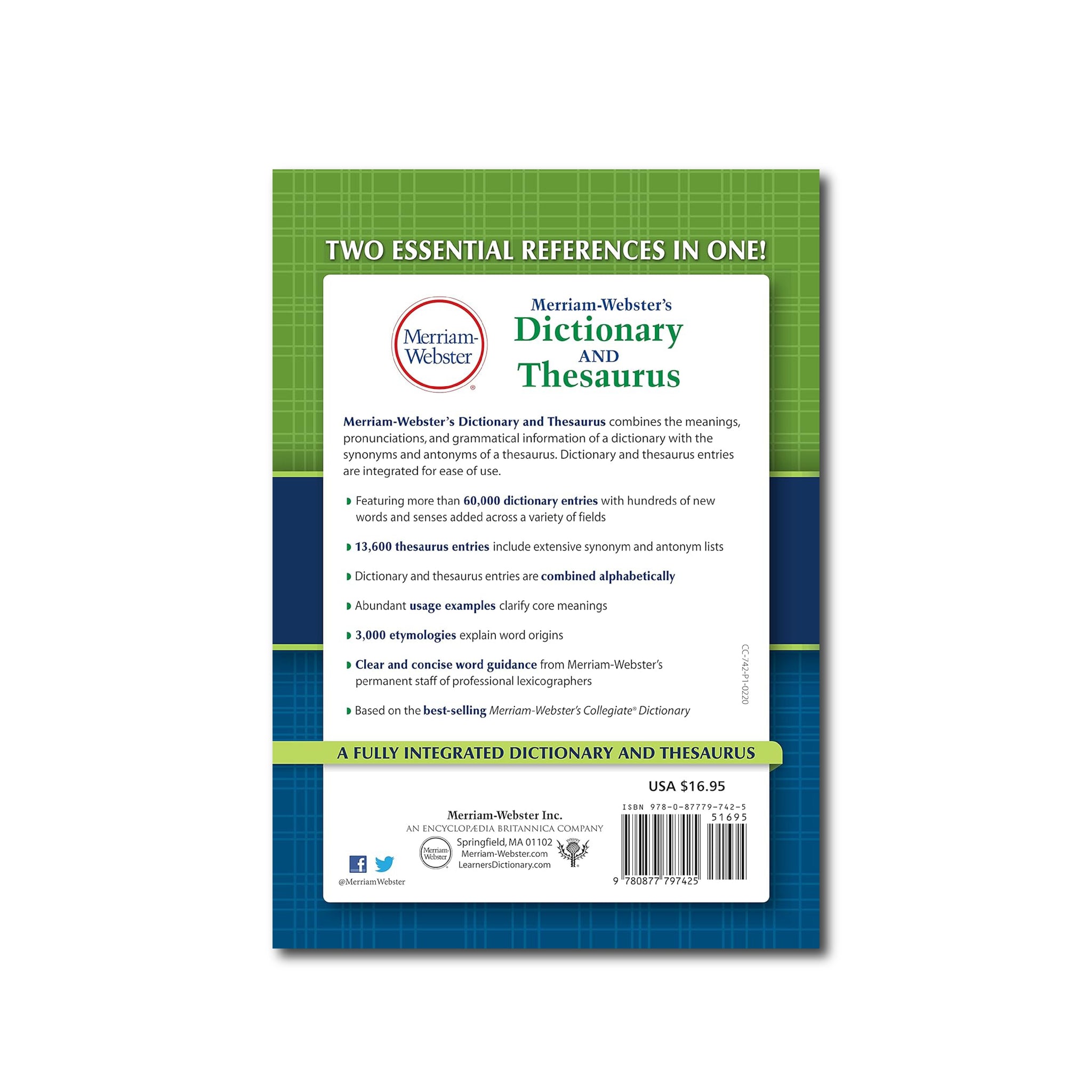 Merriam-Webster's Dictionary and Thesaurus