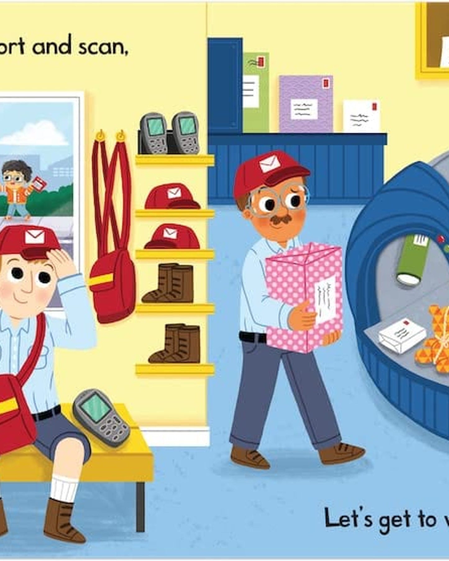 Busy Post Van : A Push, Pull and Slide Book