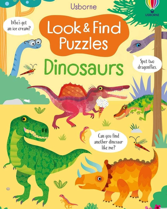 LOOK AND FIND PUZZLES DINOSAURS