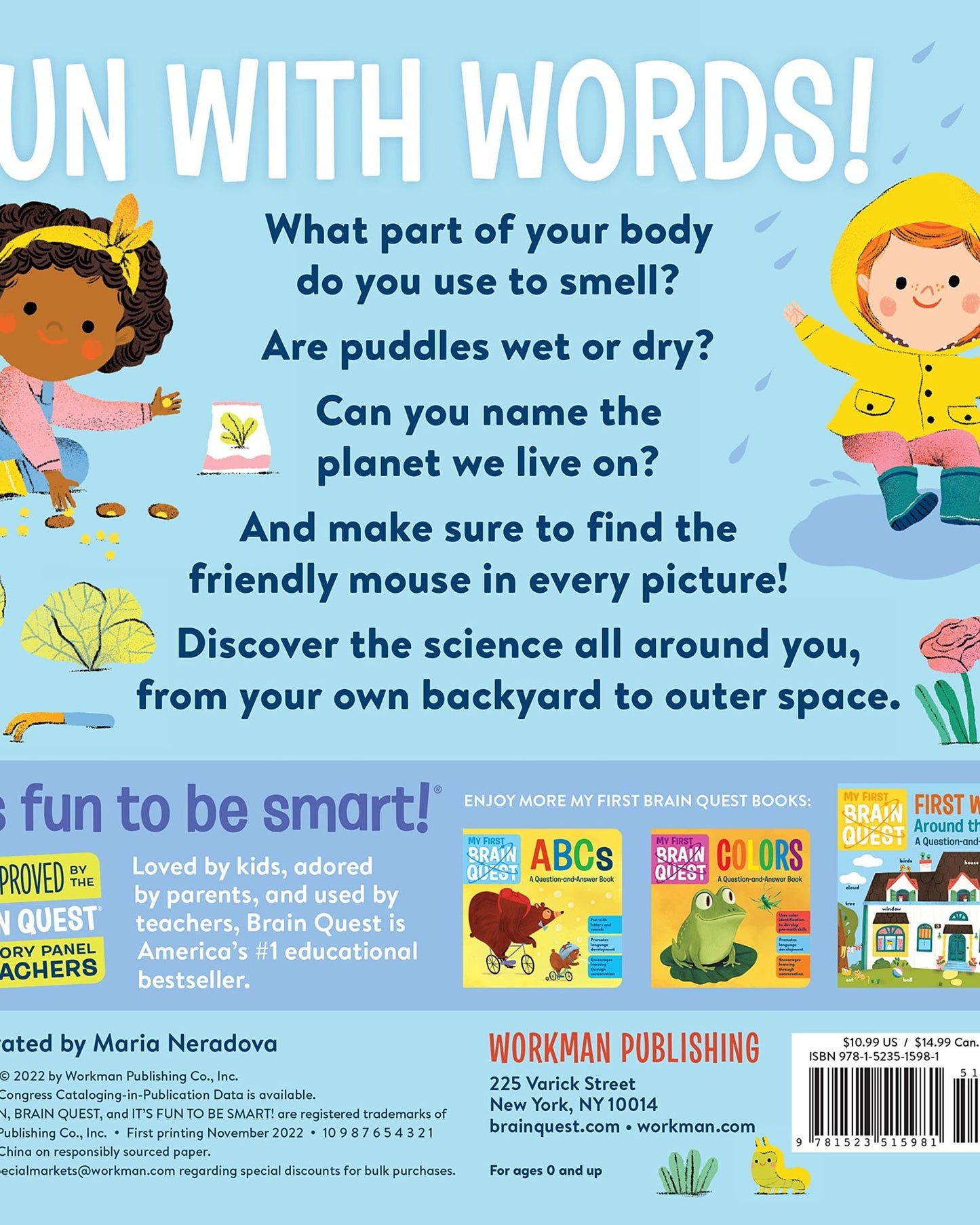 My First Brain Quest First Words: Science Around Us : A Question-and-Answer Book