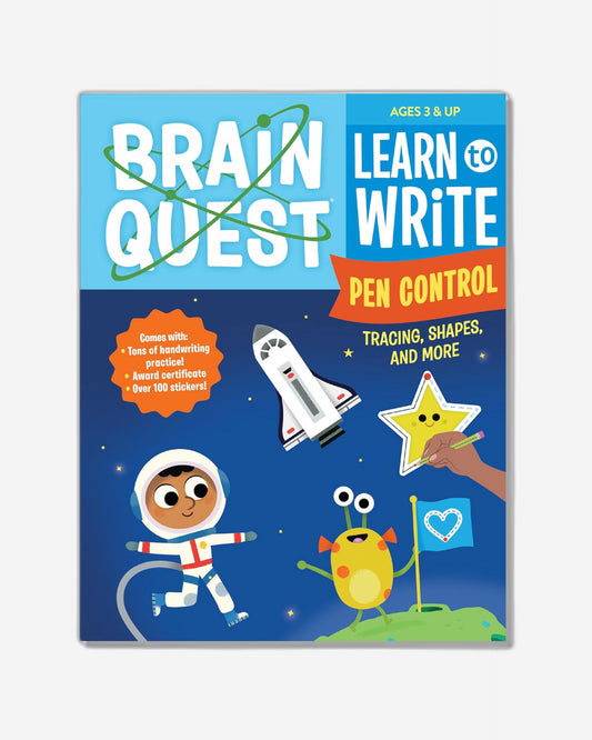 Brain Quest Learn to Write: Pen Control, Tracing, Shapes, and More