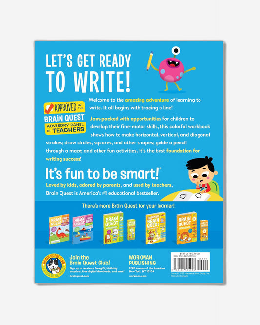 Brain Quest Learn to Write: Pen Control, Tracing, Shapes, and More