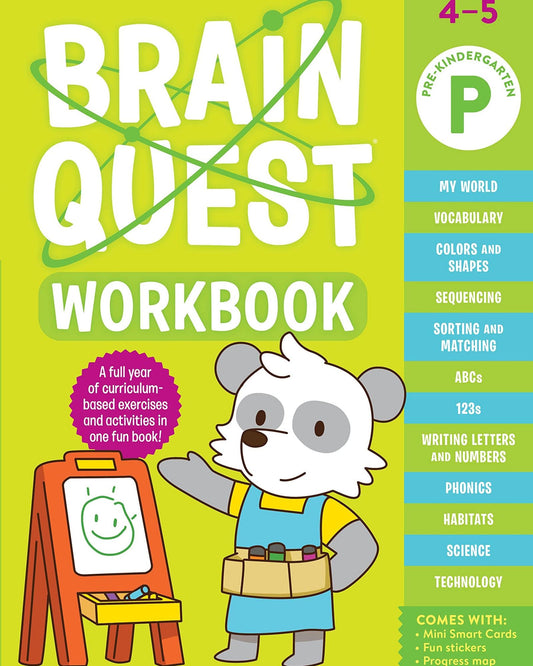 Brain Quest Workbook: Pre-K (Revised Edition)