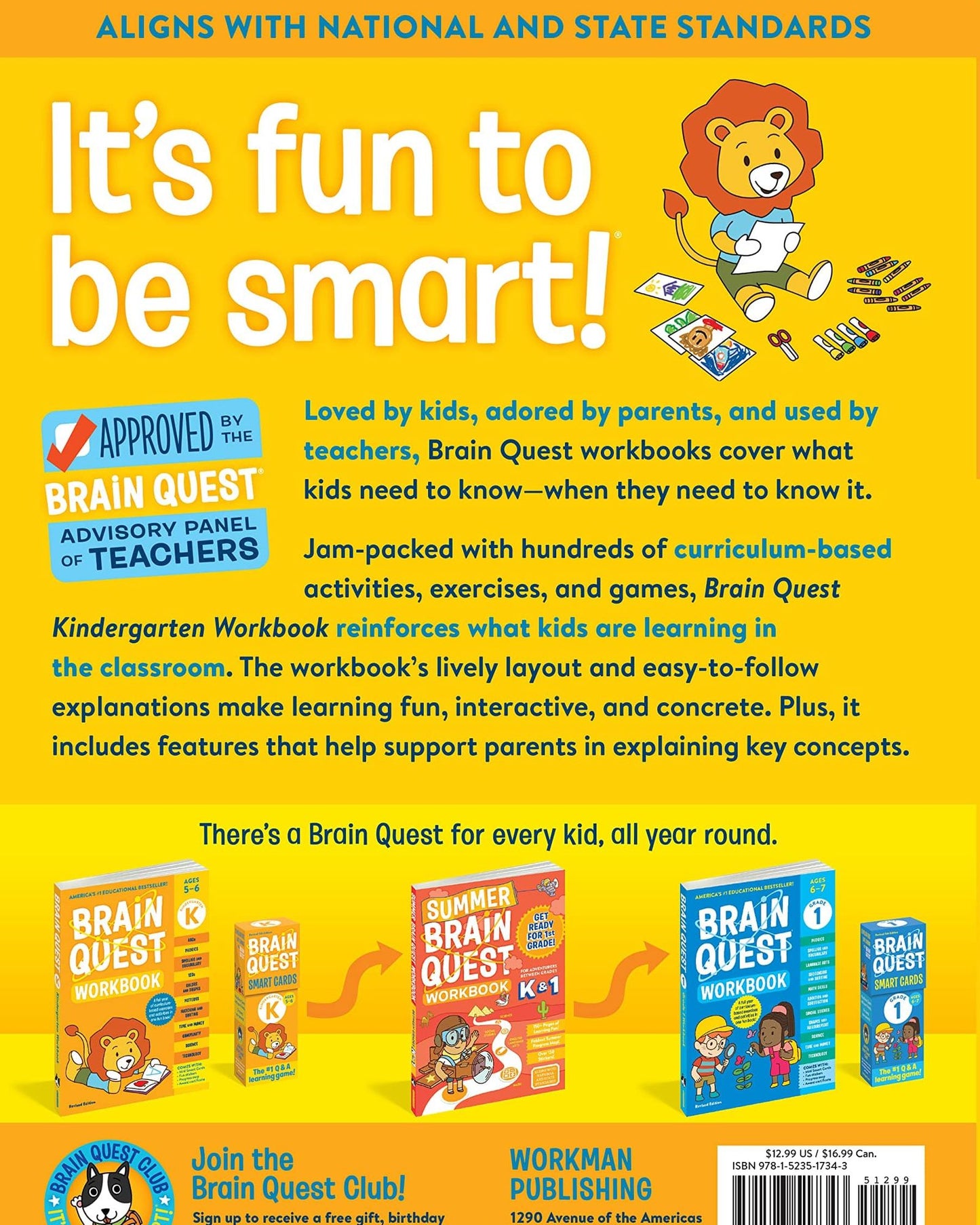 Brain Quest Workbook: Kindergarten (Revised Edition)