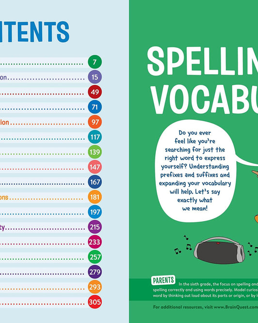 Brain Quest Workbook: 6th Grade (Revised Edition)