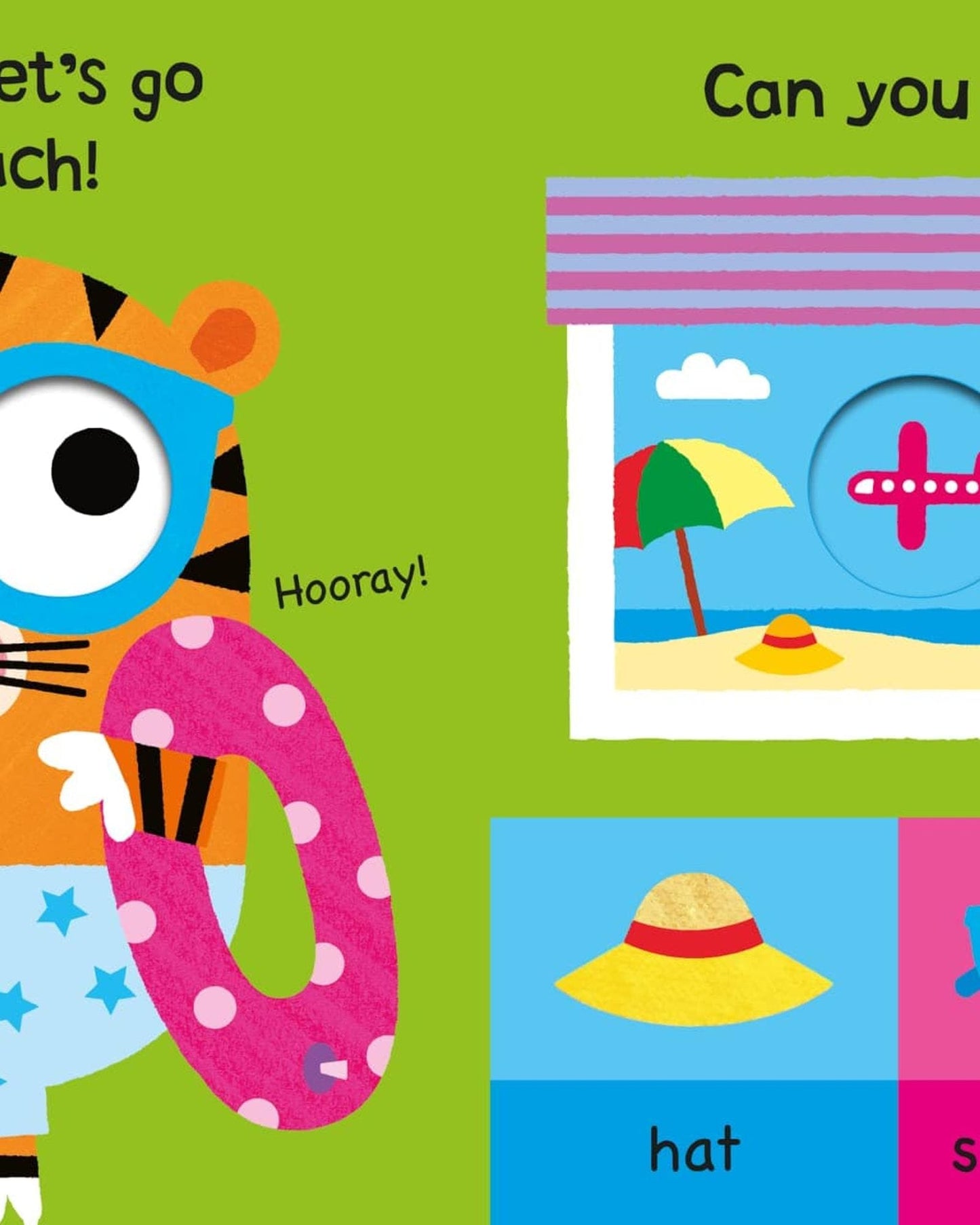 Tiger At The Beach : First Summer Words