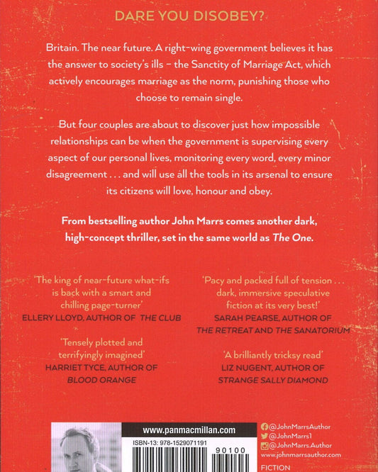 The Marriage Act : The unmissable speculative thriller from the author of The One