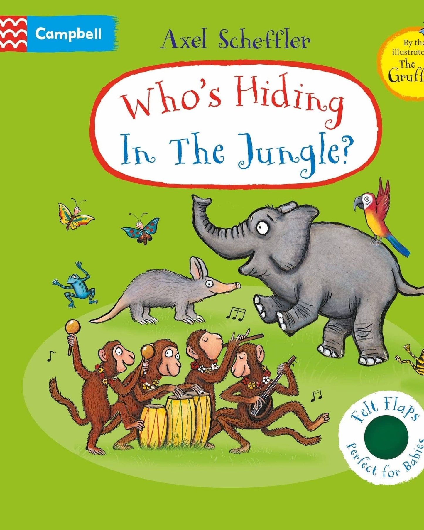Who'S Hiding In The Jungle? : A Felt Flaps Book