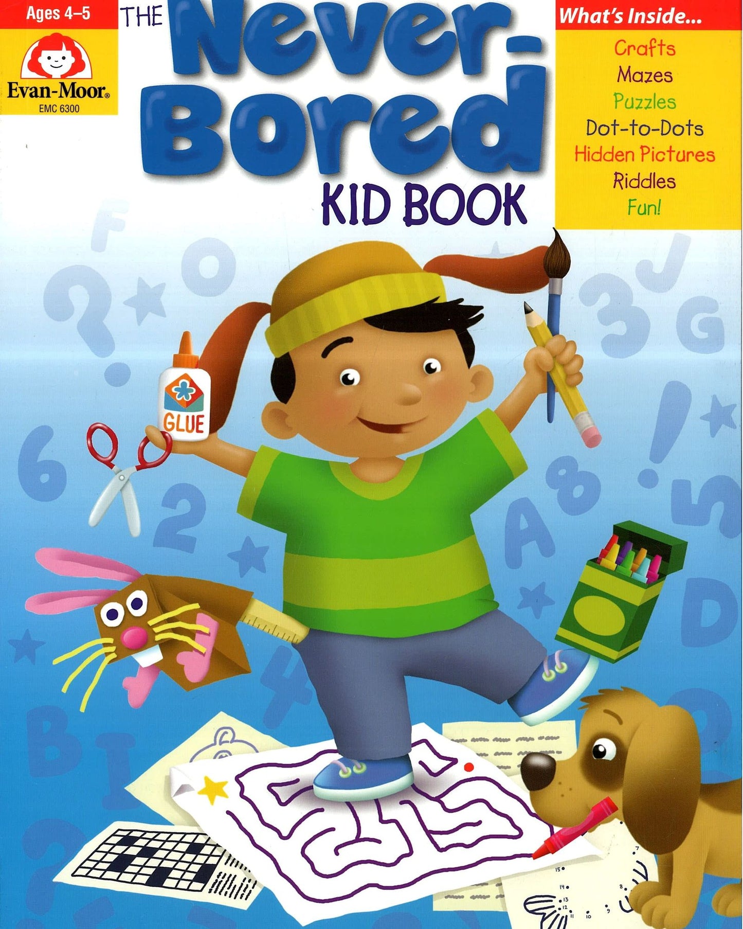 THE NEVER-BORED KID BOOK AGES 4-5