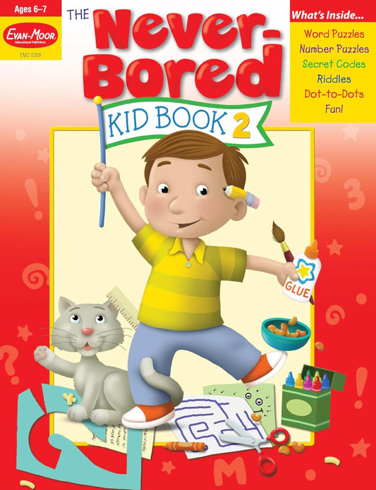 THE NEVER-BORED KID BOOK 2 AGES 6-7