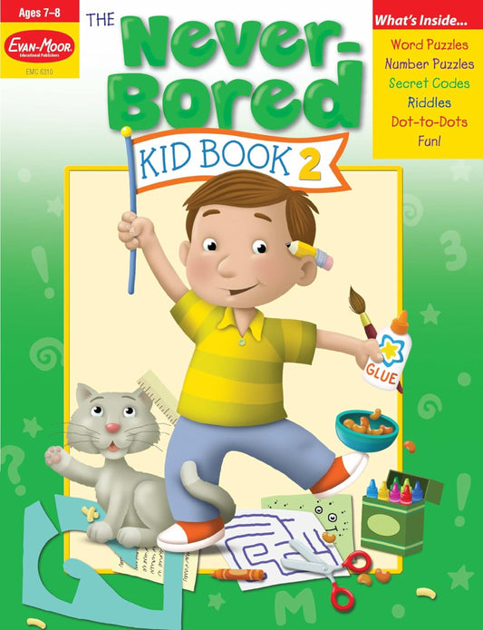 THE NEVER-BORED KID BOOK 2 AGES 7-8