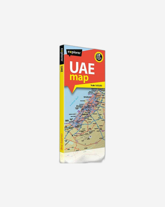 Uae Map  - Explorer Publishing