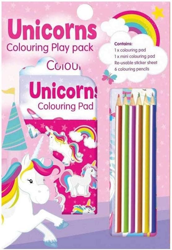 Alligator Books Unicorn Colouring Play Pack