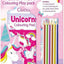 Alligator Books Unicorn Colouring Play Pack
