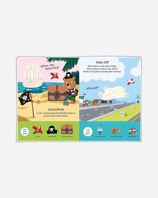 Bizzy Bear: My First Sticker Book Things That Go