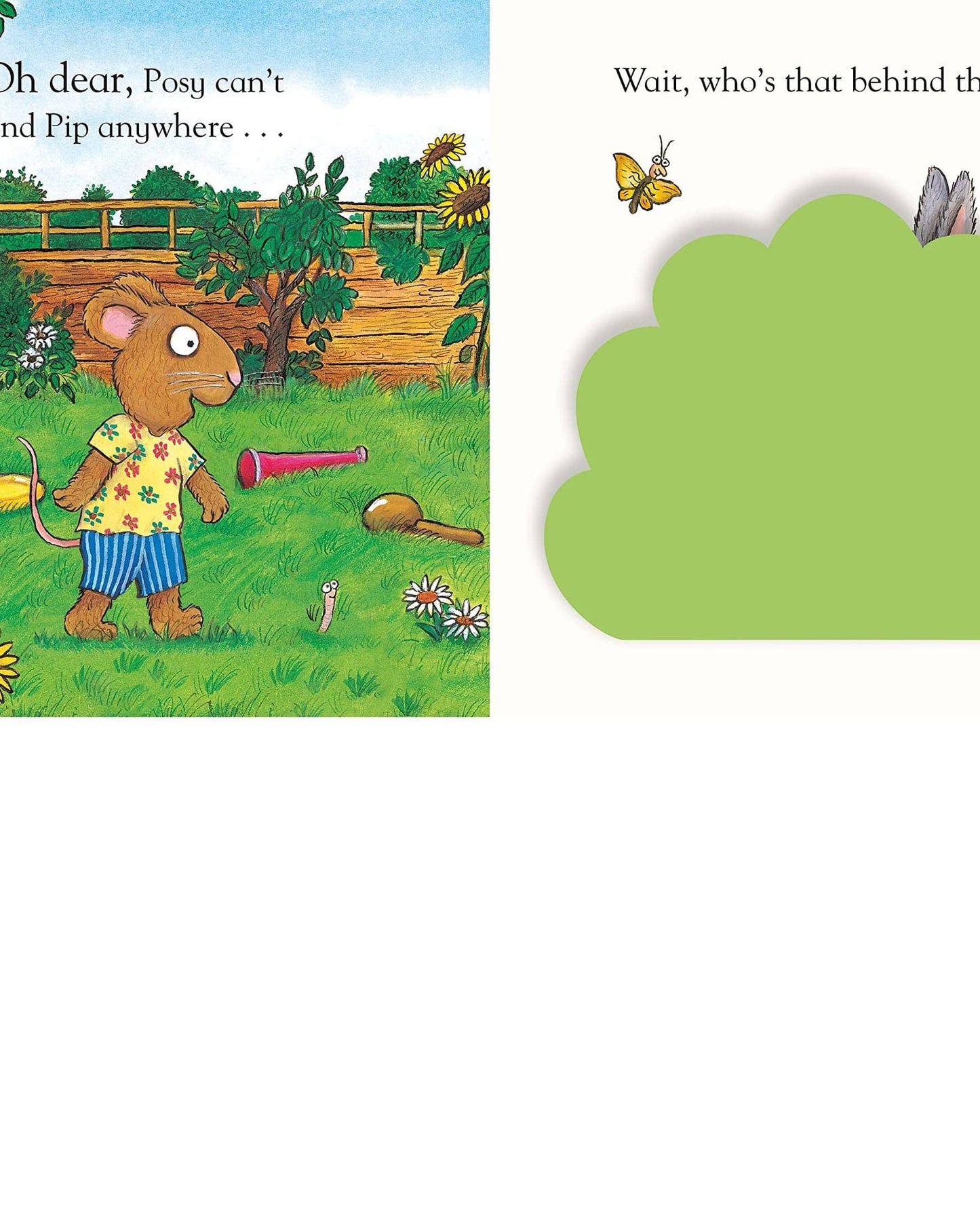 Pip and Posy, Where Are You? In the Garden (A Felt Flaps Book)