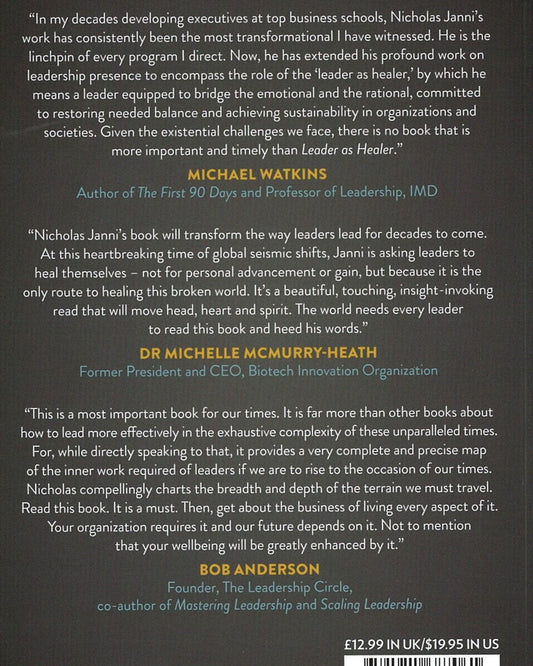 Leader as Healer : WINNER Business Book of the Year 2023