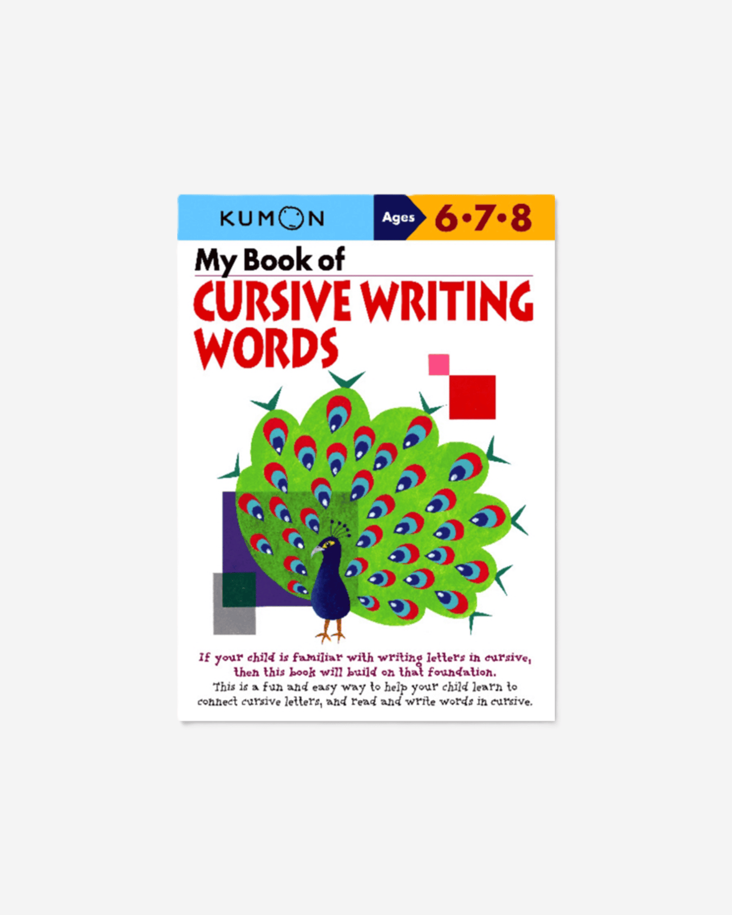 MY BOOK OF CURSIVE WRITING: WORDS - A1