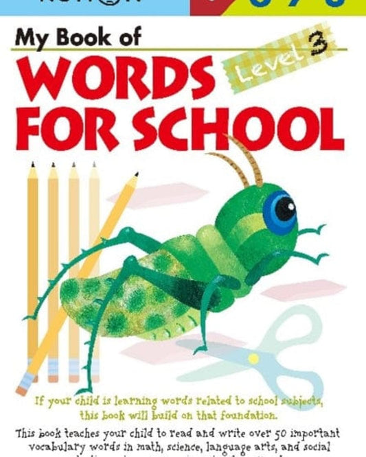 MY BOOK OF WORDS FOR SCHOOL  LEVEL 3 - A1