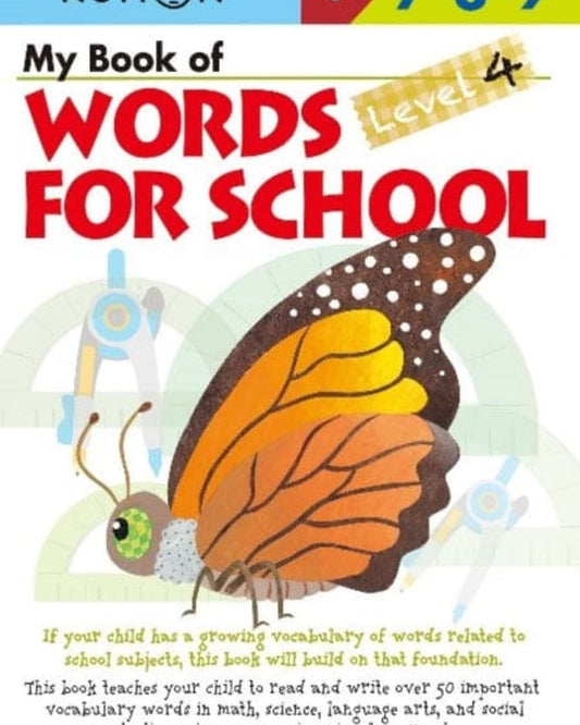MY BOOK OF WORDS FOR SCHOOL  LEVEL 4 - A1