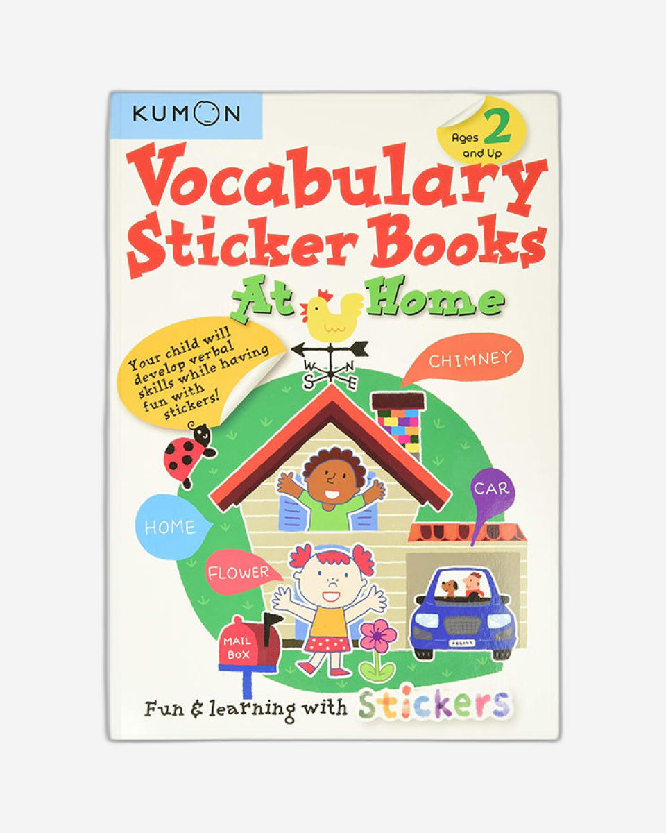 VOCABULARY STICKER BOOKS AT HOME
