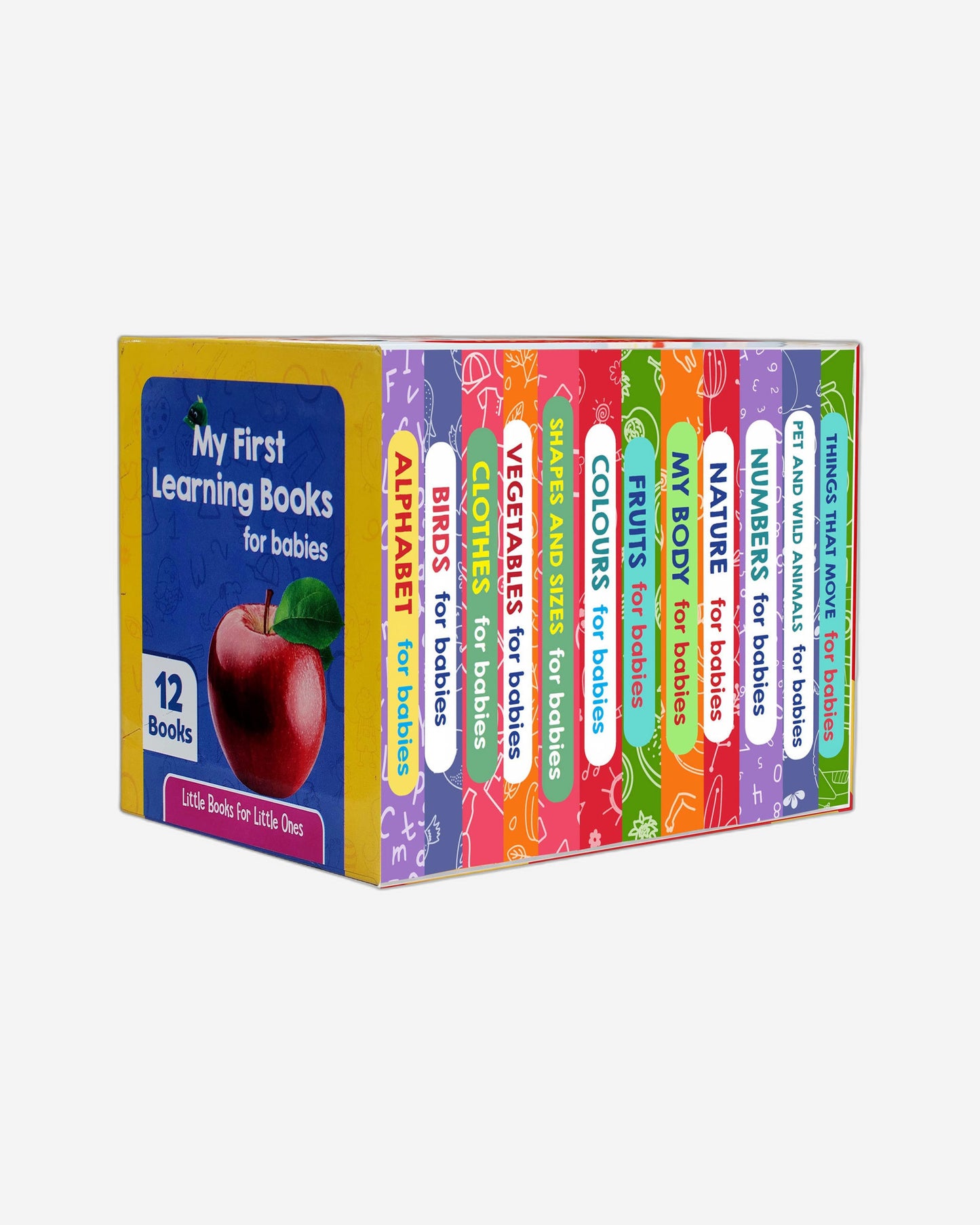 MY FIRST LEARNING BOARD BOOKS FOR BABIES - BOXSET OF 12 BOARD BOOKS FOR KIDS