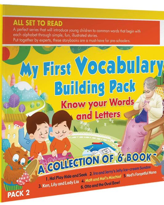 All Set To Read: My First Vocabulary Building pack, PreK- Know Your Words and Letters Pack 2