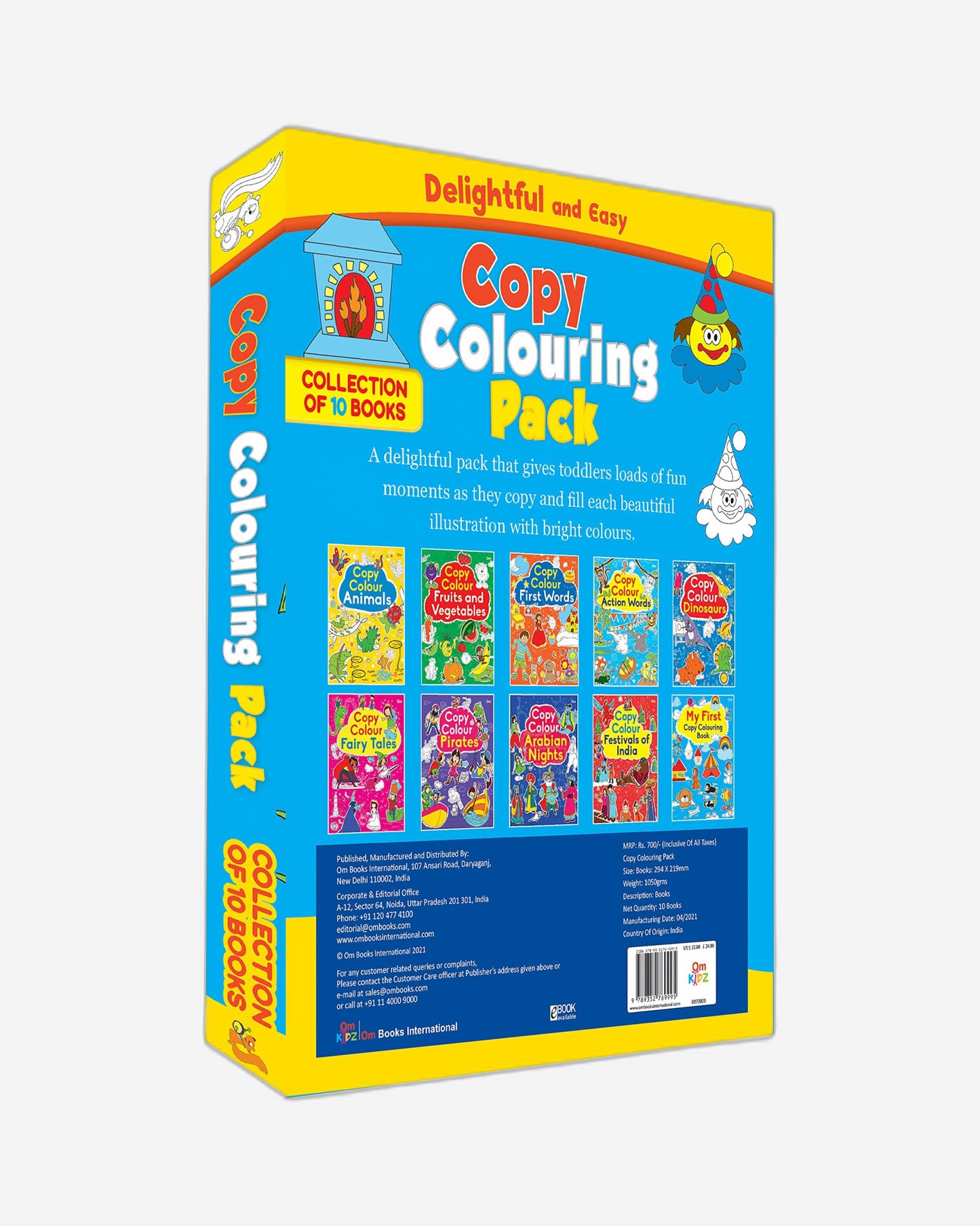 Copy Colouring Pack 1: Collection of 10 Books